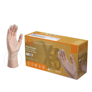 Common Culture Clear Vinyl Powder Free Gloves - 5-mil (100/Box)