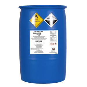 Hydrogen Peroxide Liquid Oxygen H2O2 34% 55 Gallon Bulk Drum