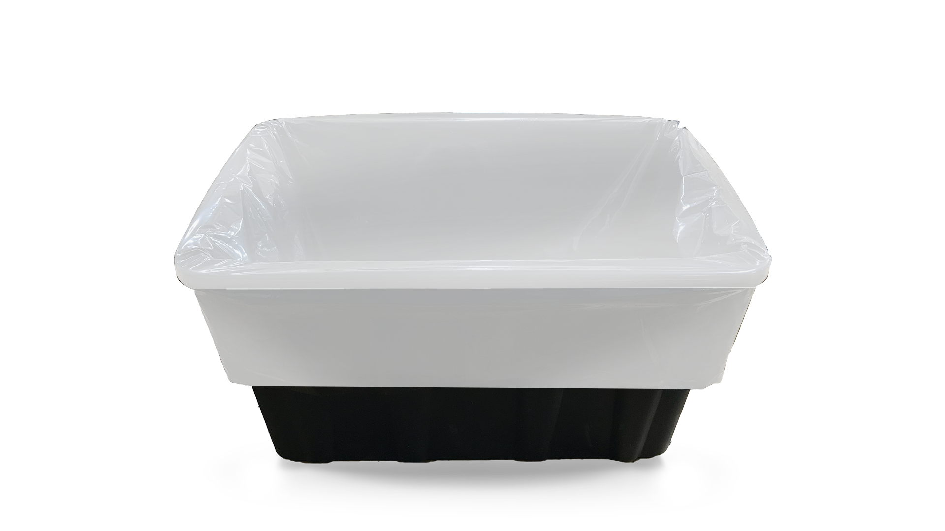 clear plastic rectangular planter liners Grove Bags Terploc Tote & Bin Liners for 20, 27, 55 Gallon Containers