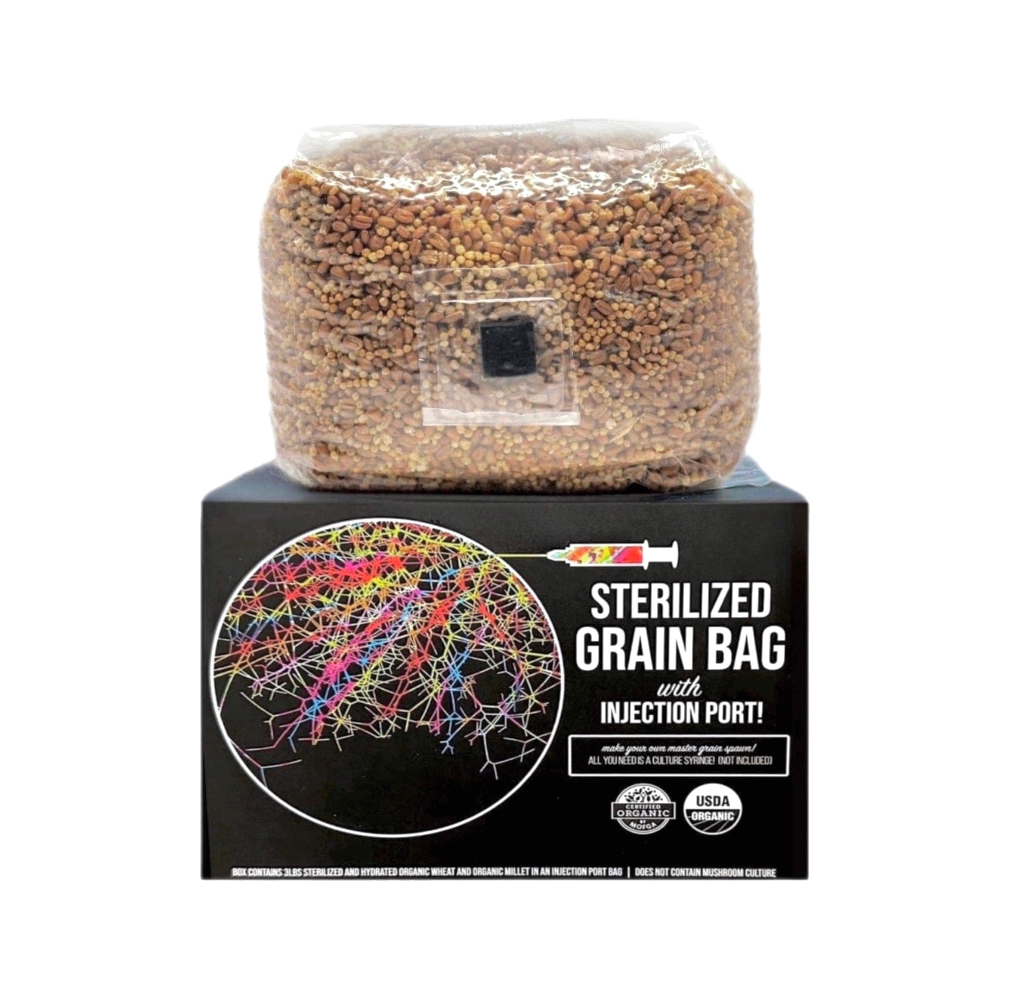 Organic Sterilized Grain Bag with Injection Port