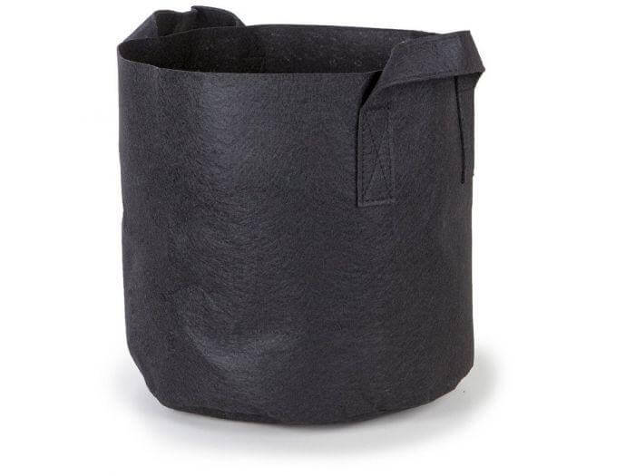 5-Gallon Fabric Pots w/Handles (5-Pack) Black 10H x 12D - Happy Hydro - Happy Hydro