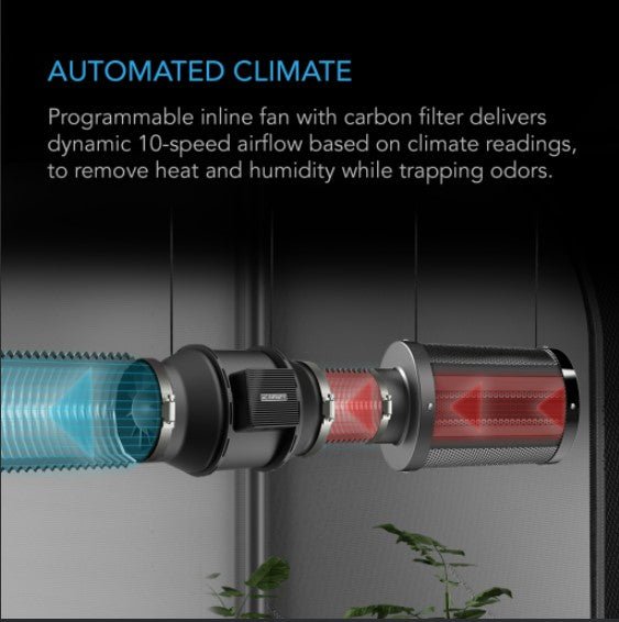 ac infinity 2x2 tent kit AC Infinity Advance Grow Tent System 2x2, 1-Plant Kit