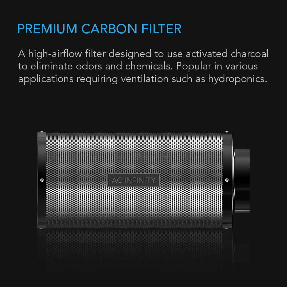 AC Infinity Carbon Filter 6 Inch - AC Infinity - Happy Hydro