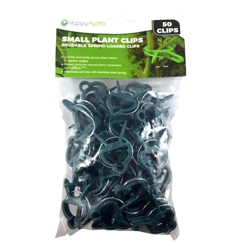 secured plastic plant clip Spring-Loaded Plant Clips for Vertical Gardening
