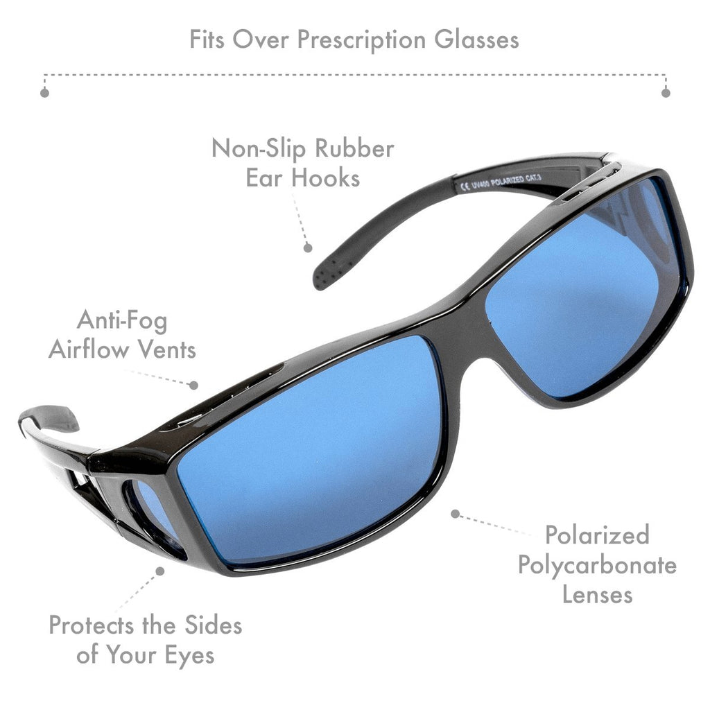 LVIOE Wrap Around Sunglasses, Polarized Lens Wear Over, 57% OFF