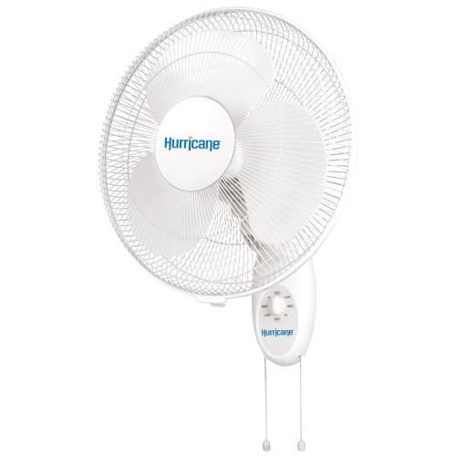 Hurricane Supreme Oscillating Wall Mount Fan 16 in  - Hurricane - Happy Hydro