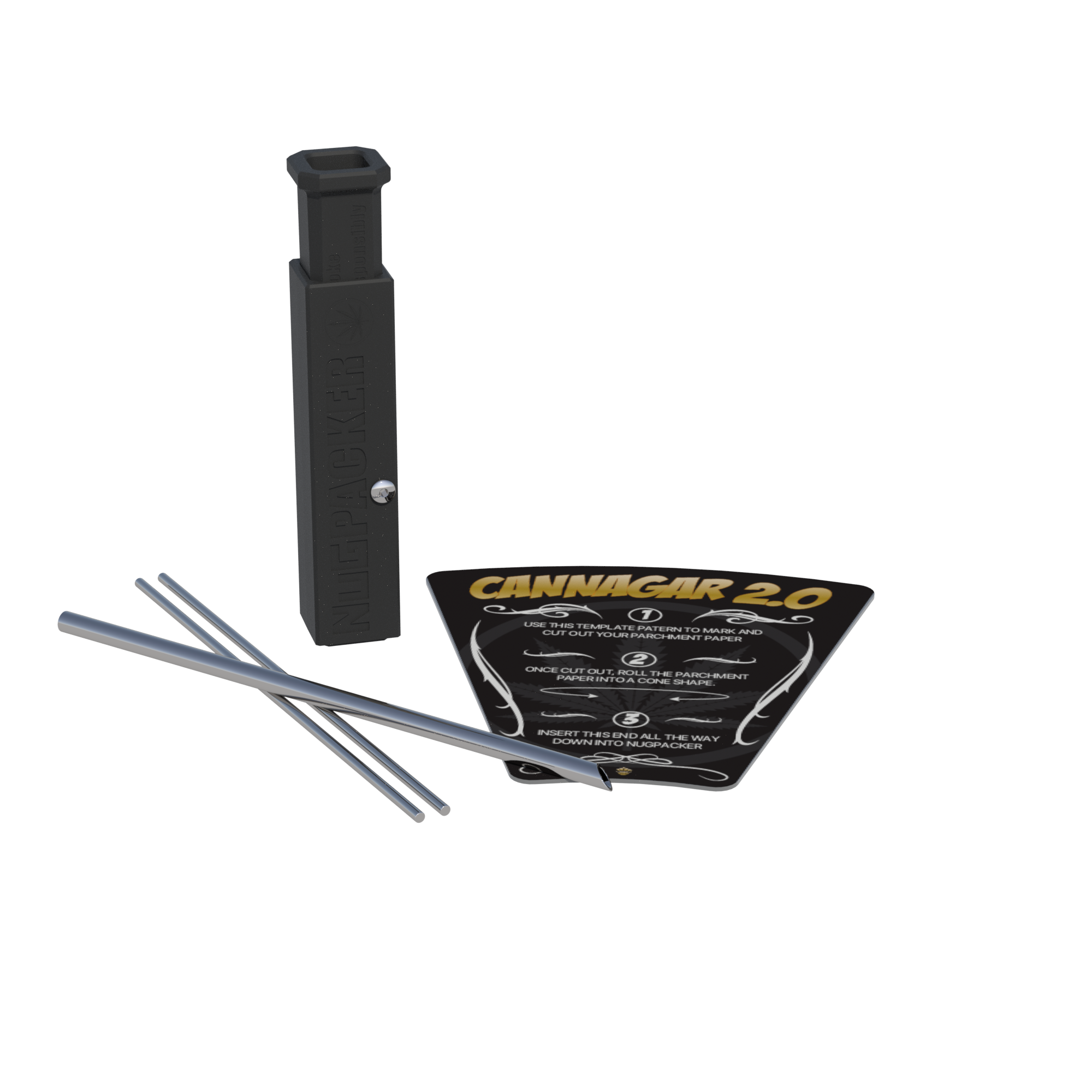 NugSmasher Cannagar 2.0 Pre-Roll Cone Loader Packer