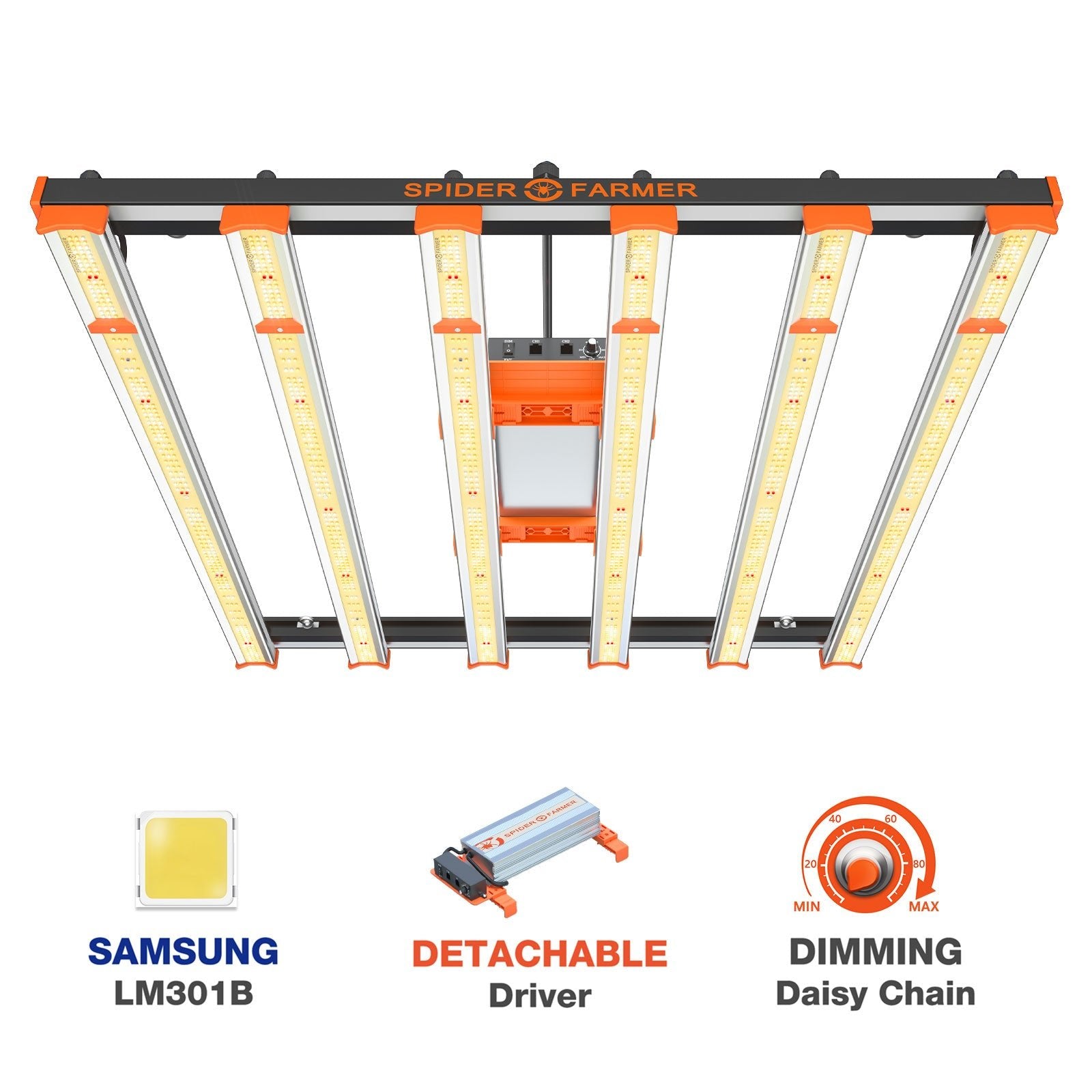 Spider Farmer® SE5000 LED Grow Light 480W - Spider Farmer - Happy Hydro