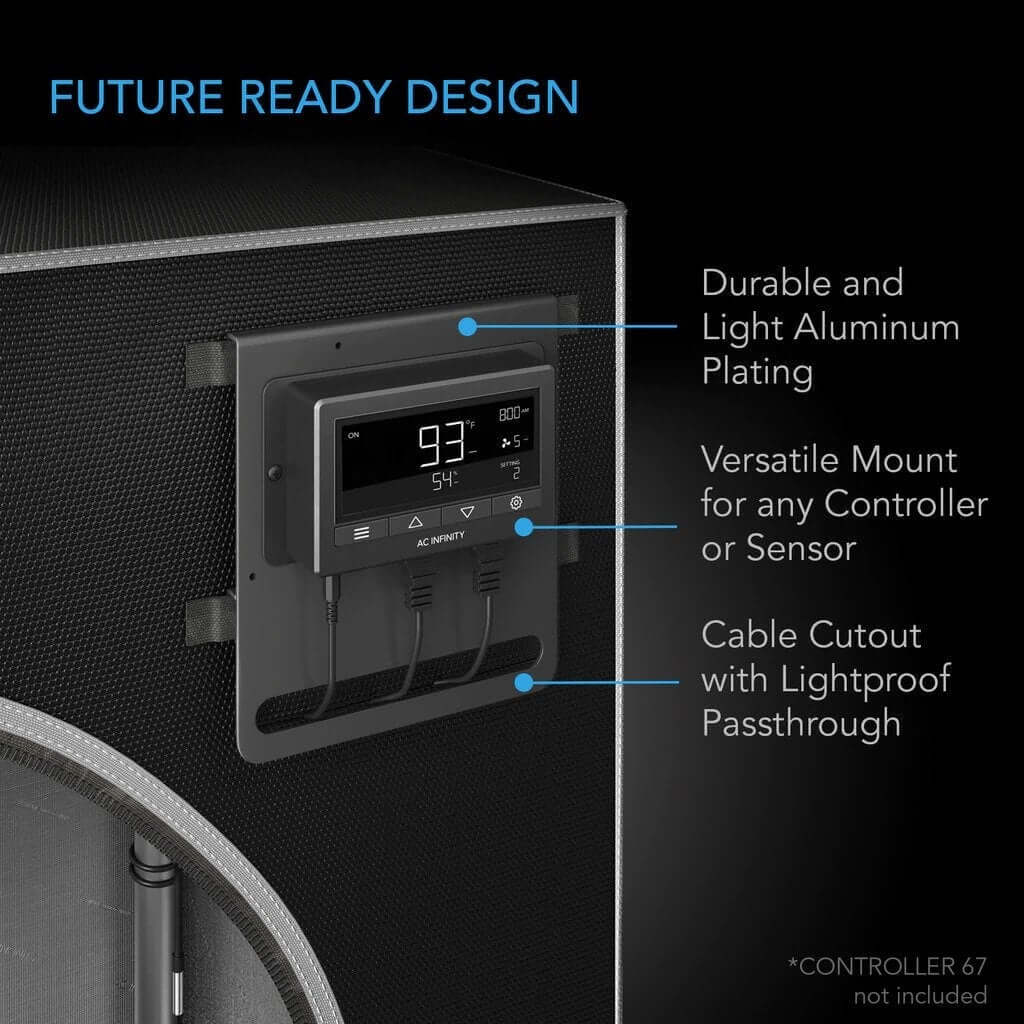 grow tent essentials The Essentials' Grow Kit ROI-720 LED Light AC Infinity Tent & Ventilation 5' x 5'